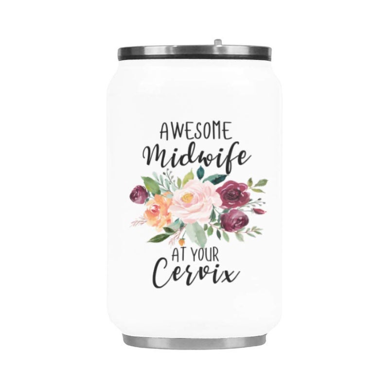 Office Coffee Cup Awesome Midwife At Your Cervix Stainless Steel Vacuum Cup Christmas Gift Cup 10.3 oz